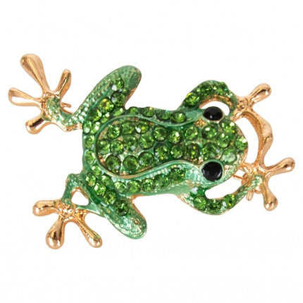 Brosche Frosch 5X4Cm