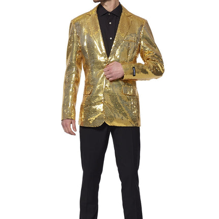 Gold Anzug Pailletten