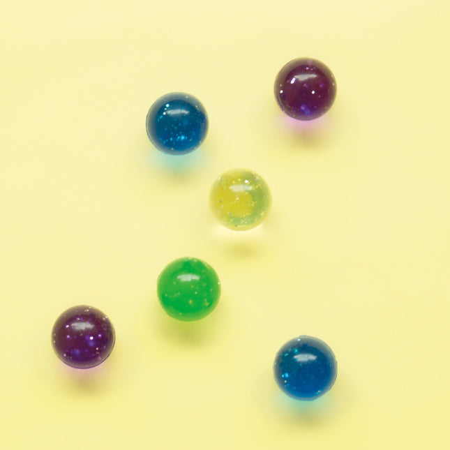 Breakout präsentiert Bouncing Balls Glitter 15cm 6 Stk.