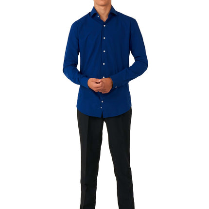 Dunkelblaues Hemd Junge Teen <tc>OppoSuits</tc>