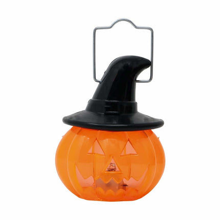 Halloween Hängedekoration Kürbis mit Licht 8cm
