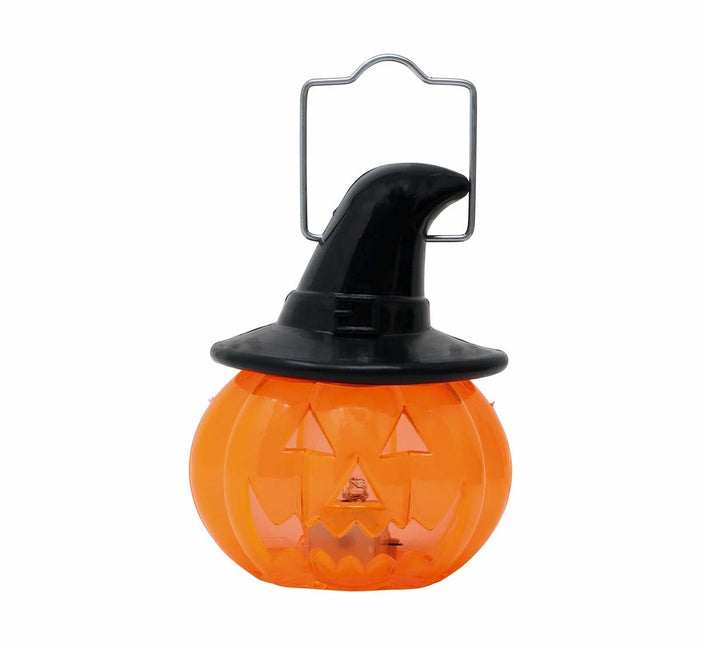 Halloween Hängedekoration Kürbis mit Licht 8cm