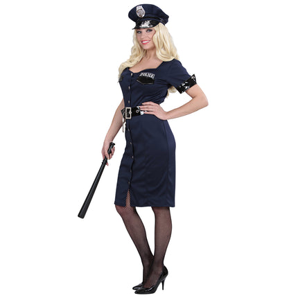 Polizeikleid Dunkelblau Damen