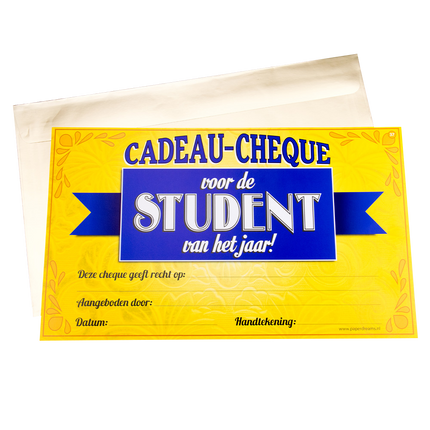 Geschenkgutschein Student 34,5cm