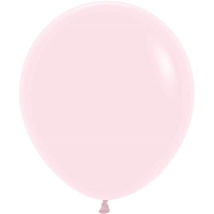 Ballons Pastell Matt Rosa 45cm 25Stk