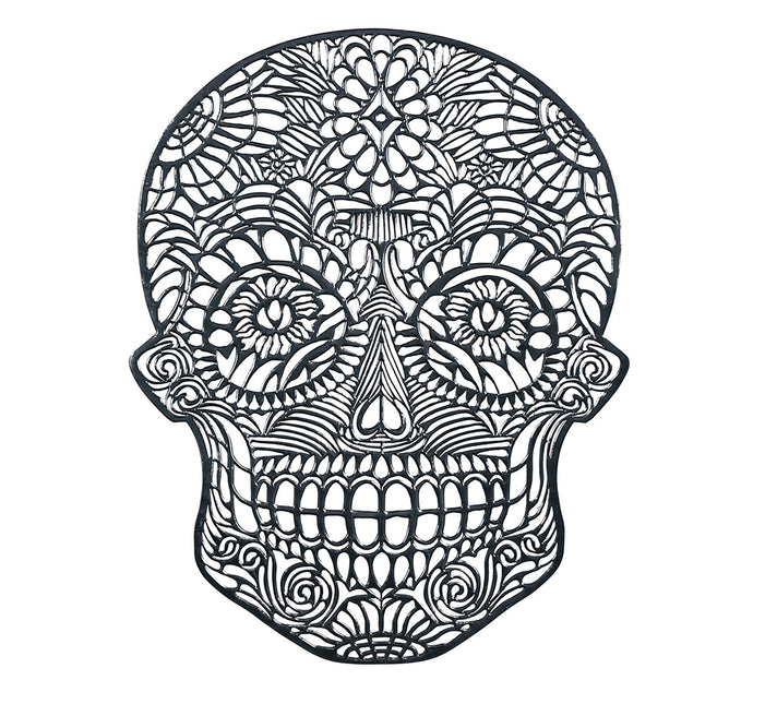 Halloween Tischsets Totenkopf 38cm
