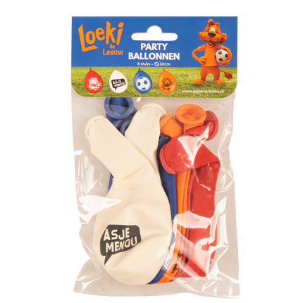 Loeki Der Löwe Luftballons 30cm 8Stück