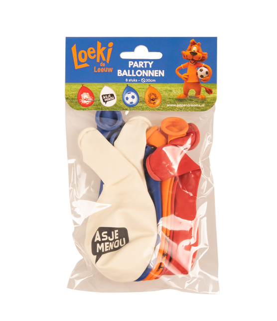 Loeki Der Löwe Luftballons 30cm 8Stück