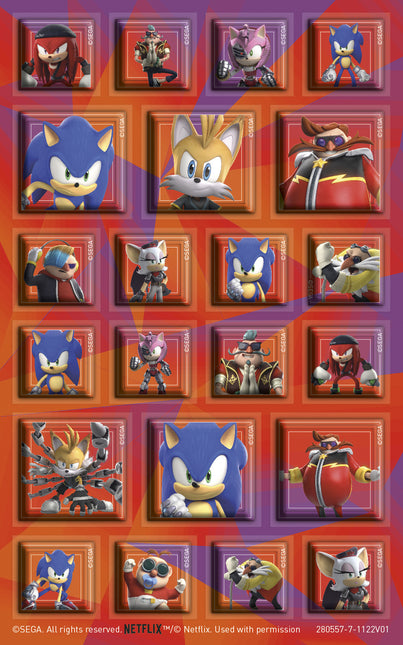 Sonic Aufkleber Set Groß