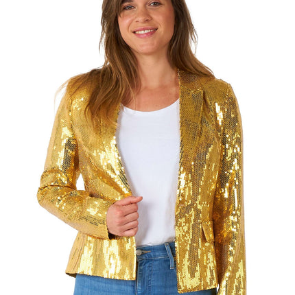 Paillet Gold Blazer Damen Suitmeister