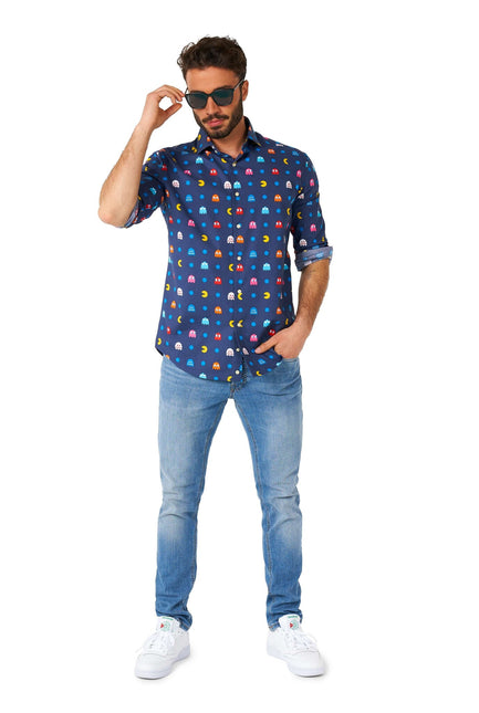 Pixel PAC-MAN Shirt Männer OppoSuits