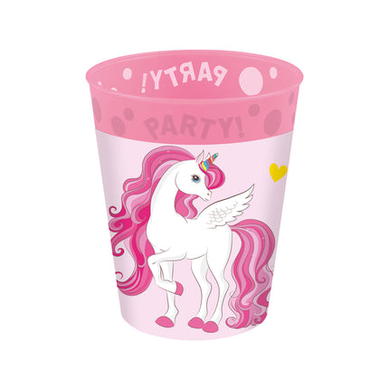 Einhorn Becher Wiederverwendbar 250ml
