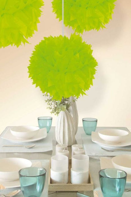 Pompon Neon Grün 30cm