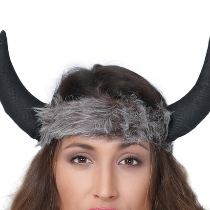 Wikinger Kostüm Braun Grau Damen