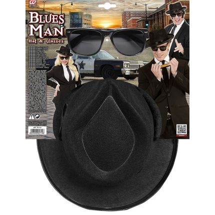 Kostümset Blues Man 2 Teile