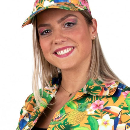 Sonnenblende Hawaii Print Orange