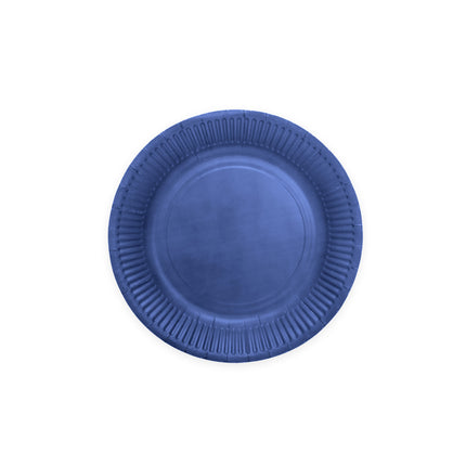 Dunkelblaue Pappteller 18cm 20Stk