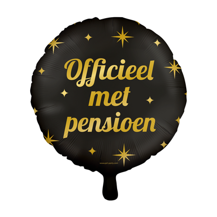 Helium Ballon Ruhestand Leer 30cm