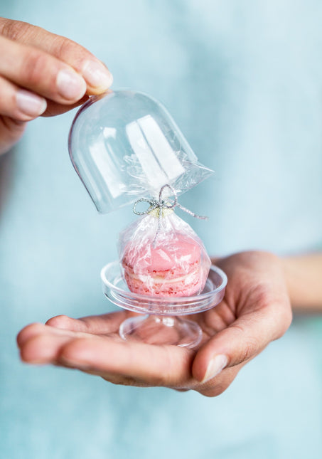 Cupcake-Ständer Mini mit Deckel Transparent 7,5cm 3pcs