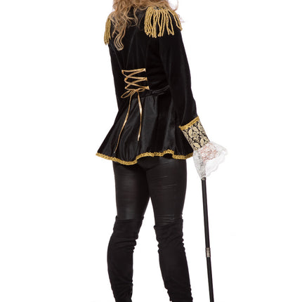 Marquise Jacke Schwarz Gold Damen