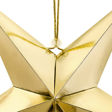 Goldener Lampionstern 45cm