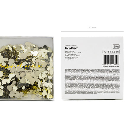 Konfetti Pecker Gold