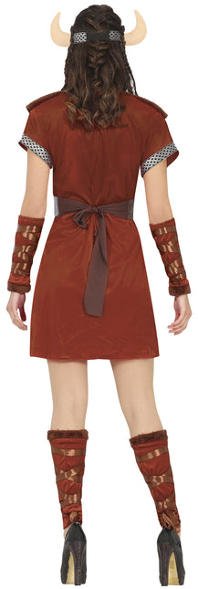 Kostüm Braun Damen Wikinger