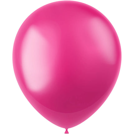 Fuchsia Luftballons Metallic Fuchsia Rosa 33cm 10Stk