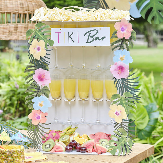 Tischdekoration Getränkeständer Tiki Bar