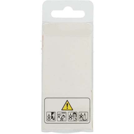 Kerze 7 Jahre Retro Orange 5cm