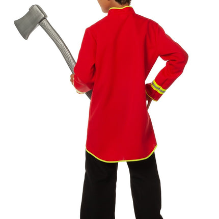 Feuerwehrmann Jacke Rot Junge