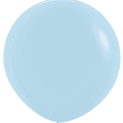 Ballons Pastell Matte Blau 91cm 2Stk