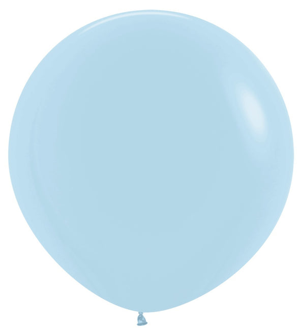 Ballons Pastell Matte Blau 91cm 2Stk