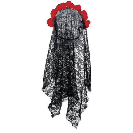Dia De Los Muertos Maske Schleier