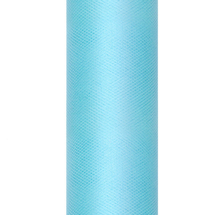 Türkisfarbene Tüllrolle 30cm 9m