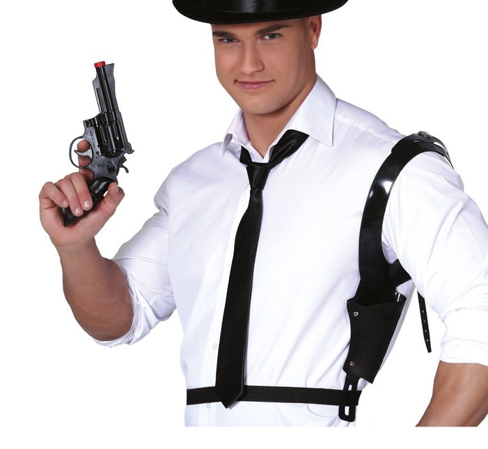 Fake Gewehr Pistole mit Holster 40cm