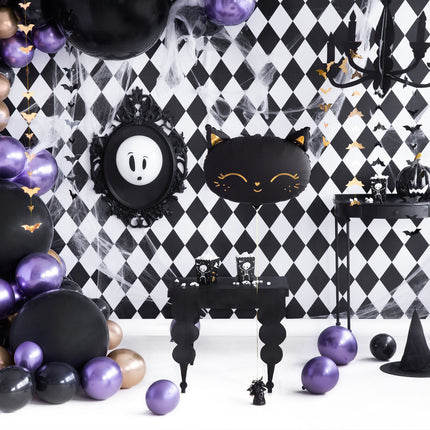 Halloween Schleuder Fledermaus Gold 1,5m