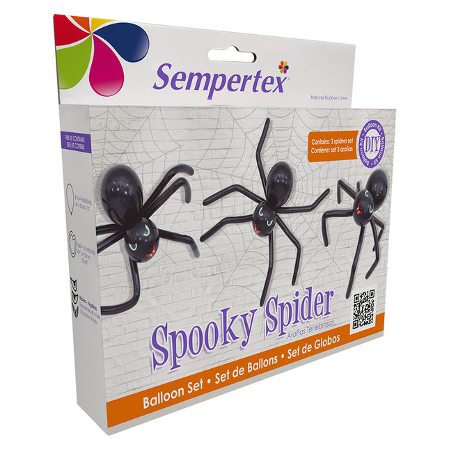 Ballons DIY Ballon Kit Spooky Spiders