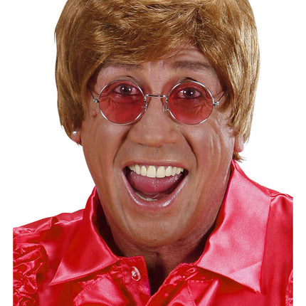 Rote Hippie-Brille
