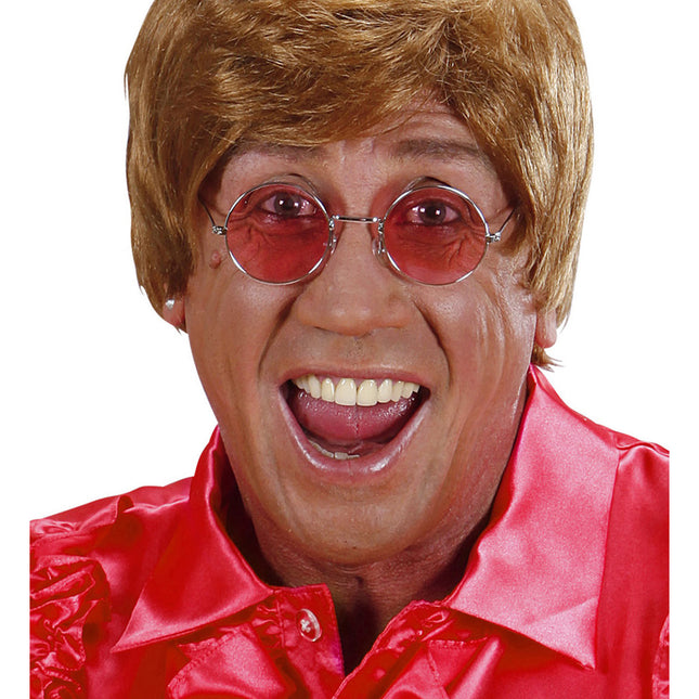 Rote Hippie-Brille
