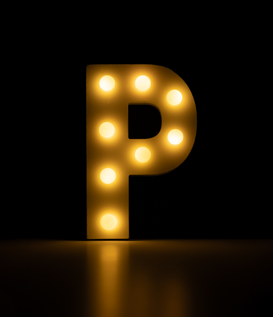 P Light Letter 16,5cm