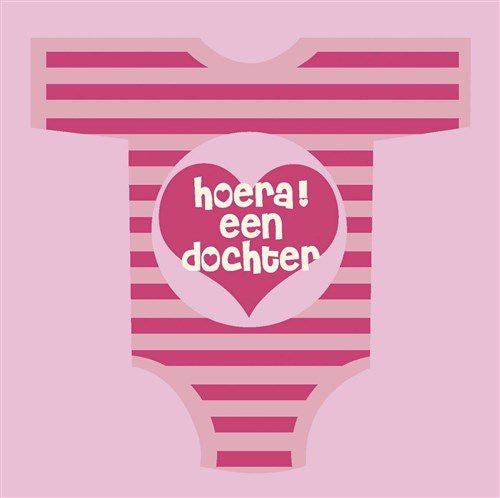Geburtsservietten Tochter 33cm 18 Stk.
