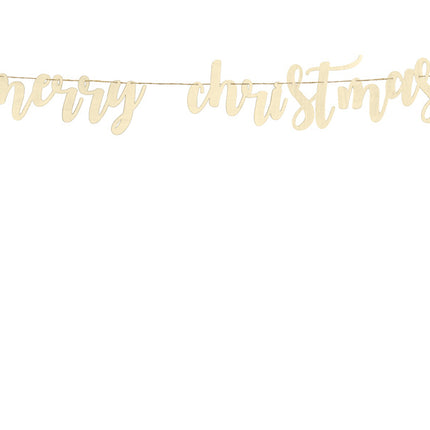 Flagline Frohe Weihnachten Holz 87cm