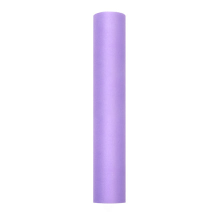 Fliederfarbene Tüllrolle 30cm 9m