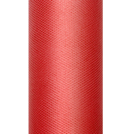 Rote Tüllrolle 15cm 9m