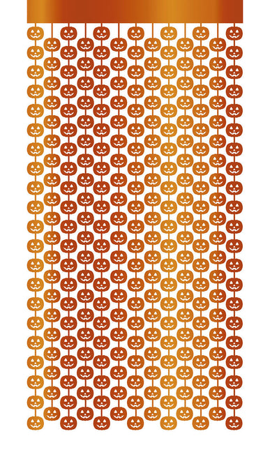 Halloween Türvorhang Kürbisse 2m