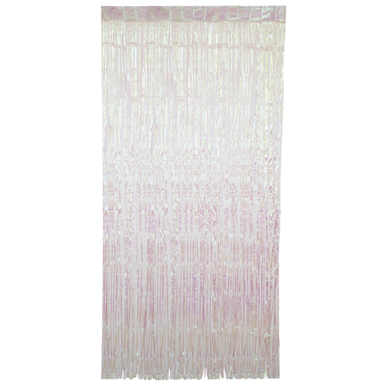 Weißer Türvorhang Pearl 2m