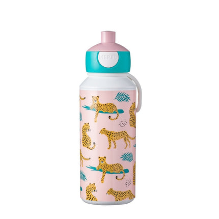 Trinkflasche Pop-Up Campus 400ml Leopard