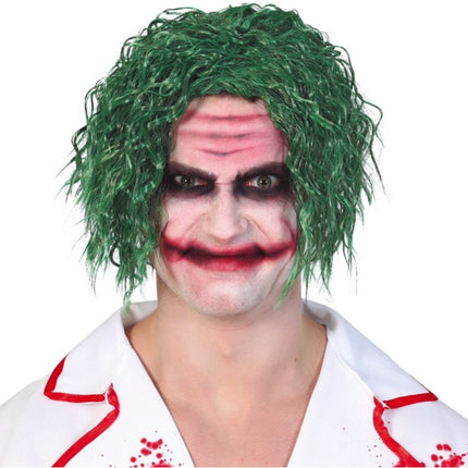 Halloween Perücke Joker Grün