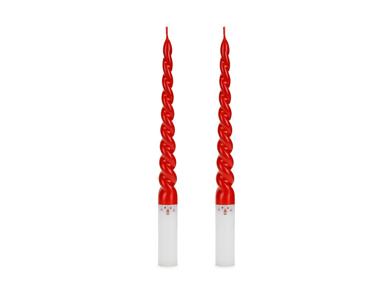 Kerzen Weihnachtsmann 25cm 2Stk